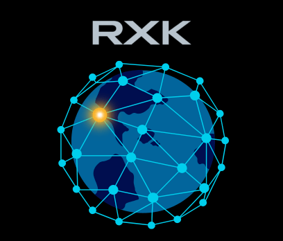 RXK organizational intelligence network connecting distributed knowledge nodes